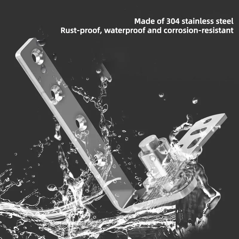 Home Heavy‑Duty 360° Rotating Pivot Door Hinge, 360 Stainless Steel Automatic Rebound Shaft Hinge for Wooden Door Hardware 2