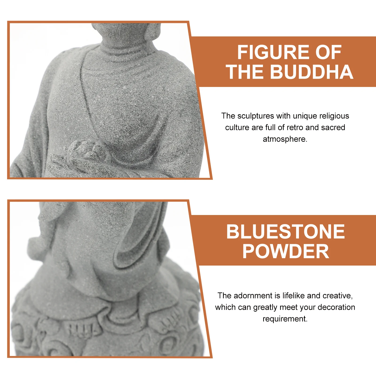 

Buddha Statue Aquarium Decoration Fish Tank Ornament Small Buddha For Home Garden Desktop Decor Retro Religious Sculpture