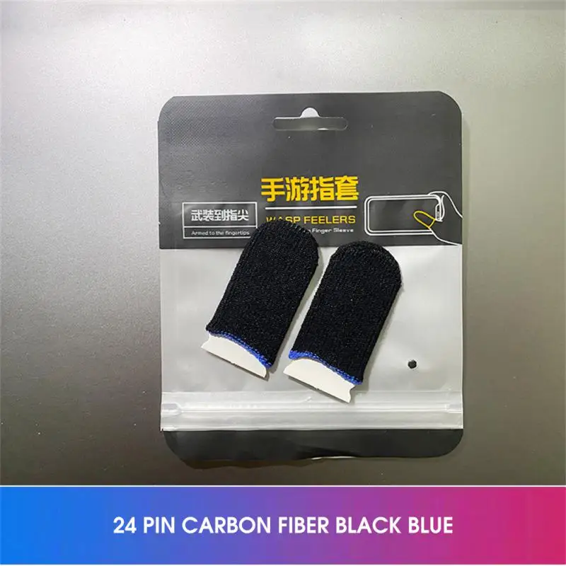 Paire de manchons de doigts de jeu PUBG, respirants, anti-transpiration, couverture du bout des doigts, gants de pouce, jeu mobile