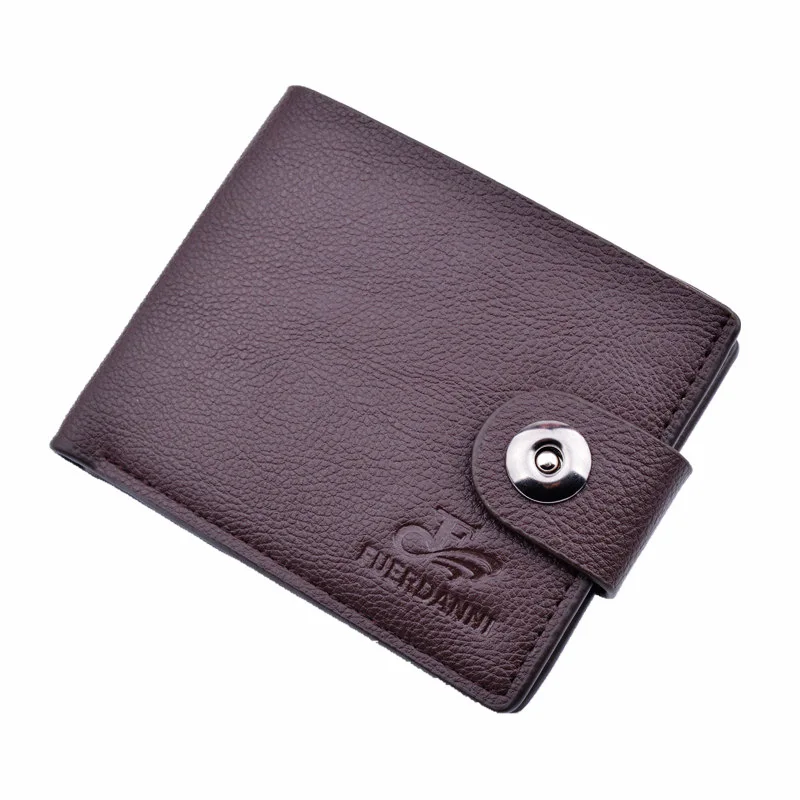 Men Wallet Leather Business Foldable Wallet Luxury Billfold Slim Hipster Credit Card Holders Inserts Coin Purses Vintage Walltes