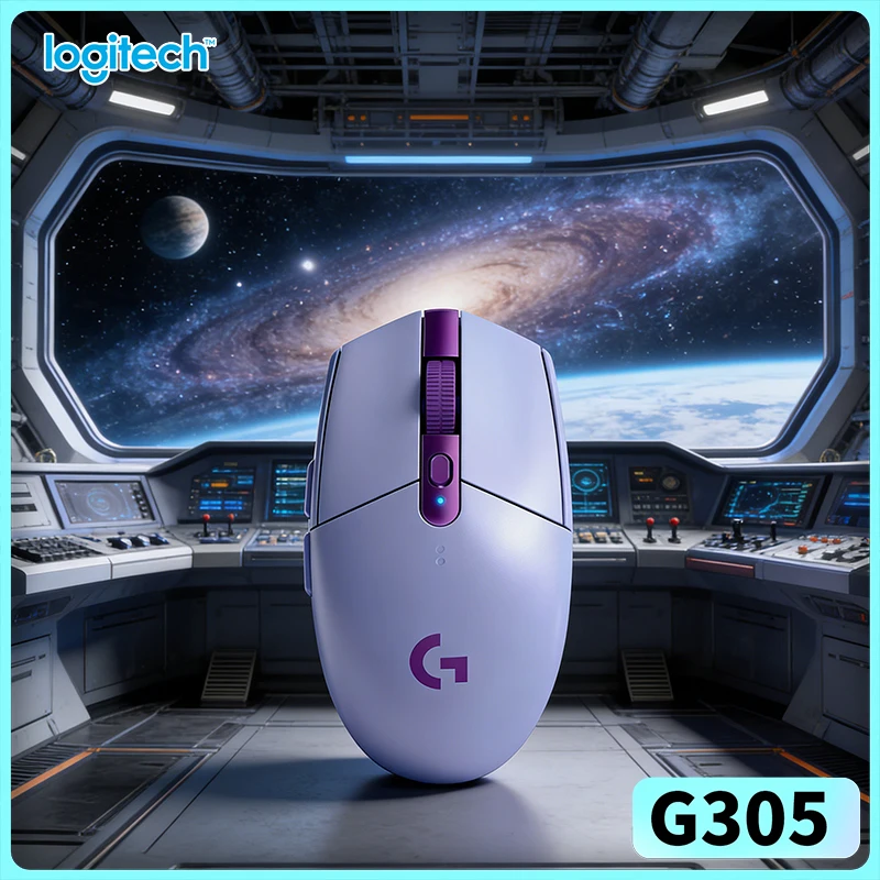 

Беспроводная мышь Logitech G305 LIGHTSPEED, 12000 DPI HERO, 6 программируемых кнопок, 250 часов автономной работы, 99 г, для ПК и Mac, для игр