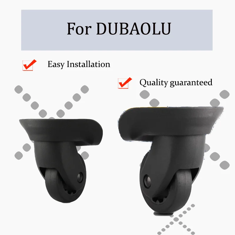 

FOR DUBAOLU W075 Heavy Duty Luggage Replacement Wheel Set - Universal Repair Kit Silent Wheel Set + Installation Accessories