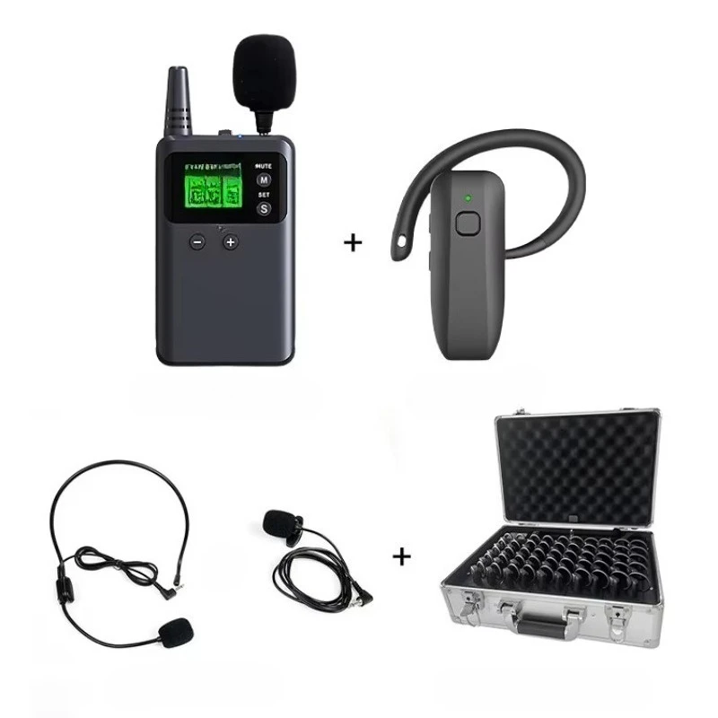 

Wireless audio guide system with 5 speakers, wireless guide system