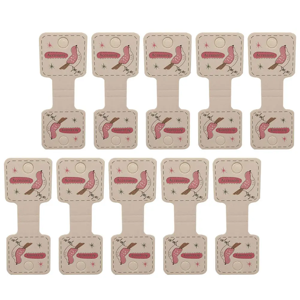 

Hair Rope Display Cards Jewelry Holder For Necklace Earring Bracelet Storage Packaging Paper Card Diy Accessories