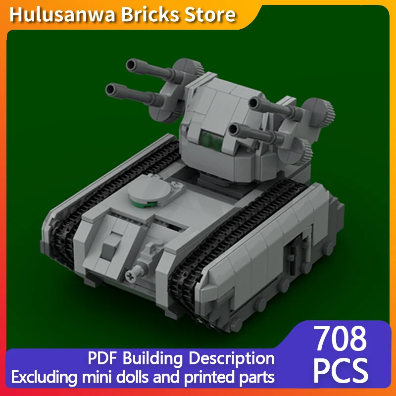 

Hydra Anti-Aircraft Gun Model MOC Building Bricks War Equipment Modular Technology Gifts Holiday Assemble Children Toys Suit