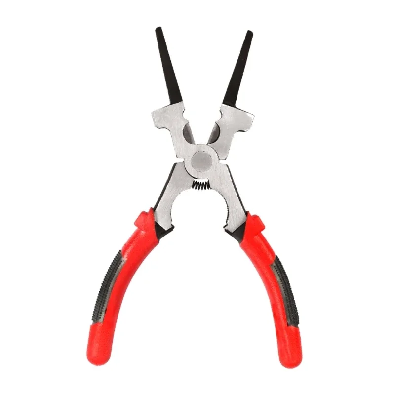 8inch Multifunction Welding Pliers Flat Mouth Pincers Refined High Hardness MIG Welding Auxiliary Tool Removing Wire