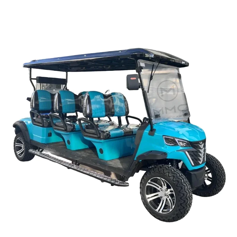 Discount Price 2024 Club Car Off Road 4 passenger LIFTED Lithium Ion Golf Cart, Metallic Green