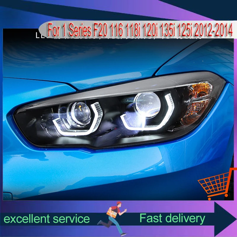 

Auto Headlight For BMW 1 Series F20 116 118i 120i 135i 125i 2015-2018 The Hatchback Modification LED Lens DRL Turn Signal Light