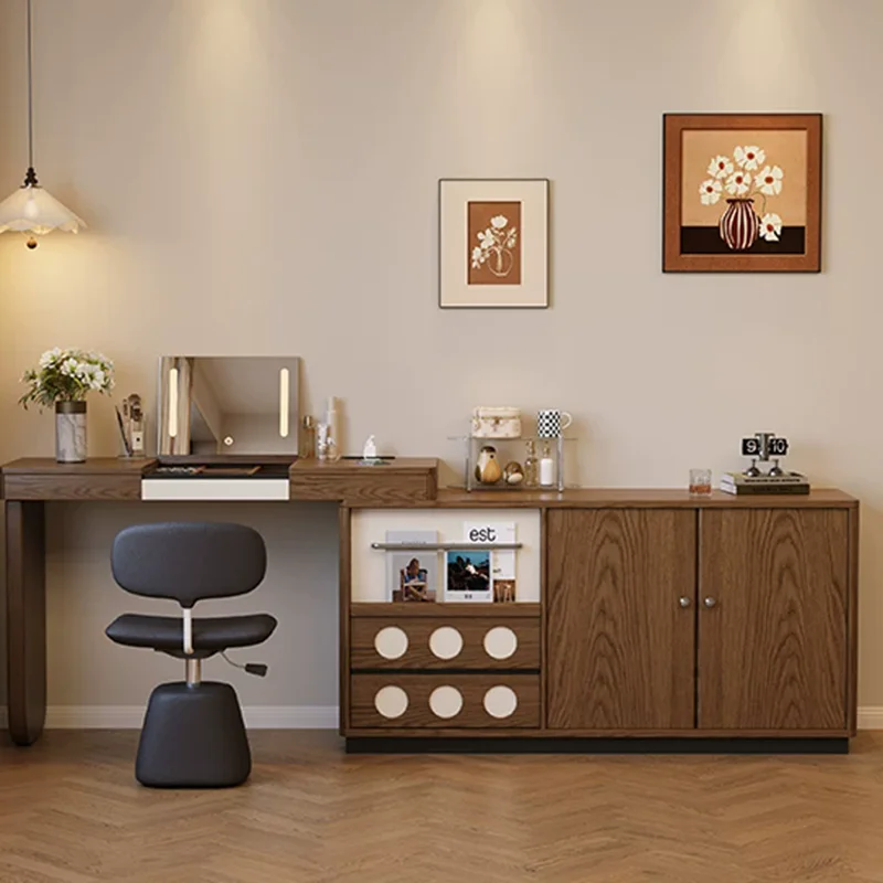 Girl Cosmetics Vanity Table Organizer Living Room Modern Women Luxury Tall Dressing Table Bedroom Penteadeira Chinese Furniture