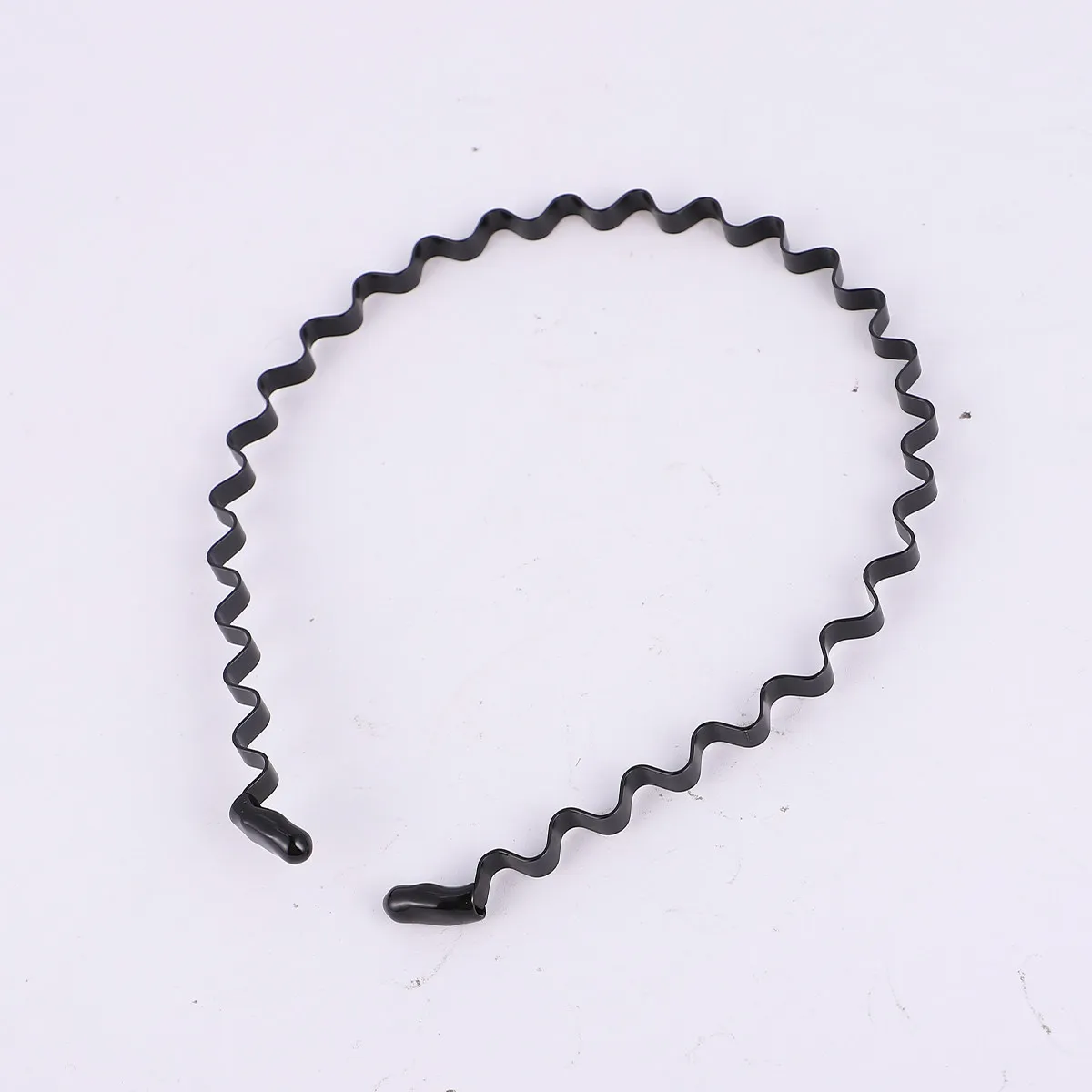 

2Pcs Wavy Hair Hoop Premium Slicked-Back Hairband Elastic Comfortable Hair Styling for Men Women Sports Face Washing