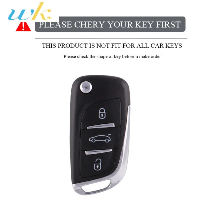 PTPU Car Flip Key Case Cover Shell Fob For Citroen C1 C2 C3 C4 C5 XSARA PICA For Peugeot 306 407 807 For DS DS3 DS4 DS5 DS6