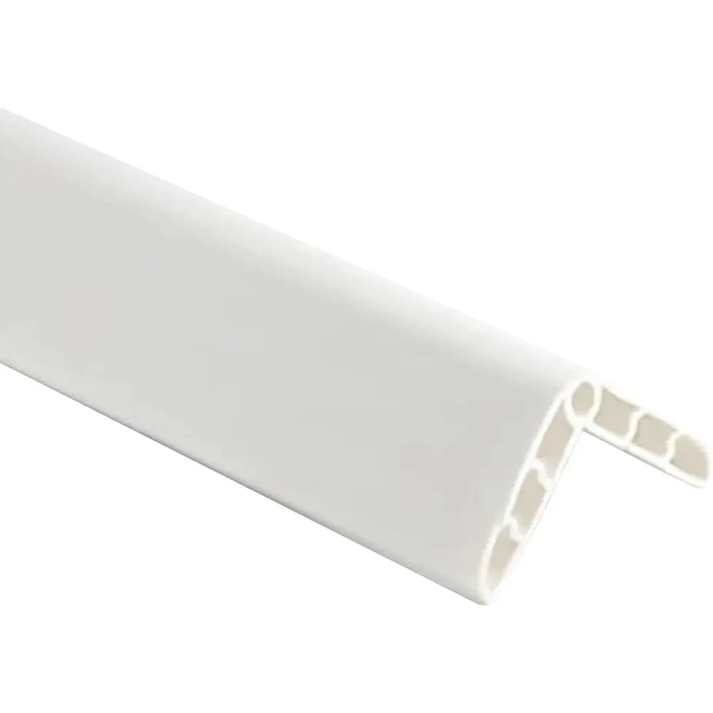 

White Self-Adhesive Rubber Wall Guard Edge Protector, Anti-Collision Strip, Safety Edge Guards, 3.28ft Length