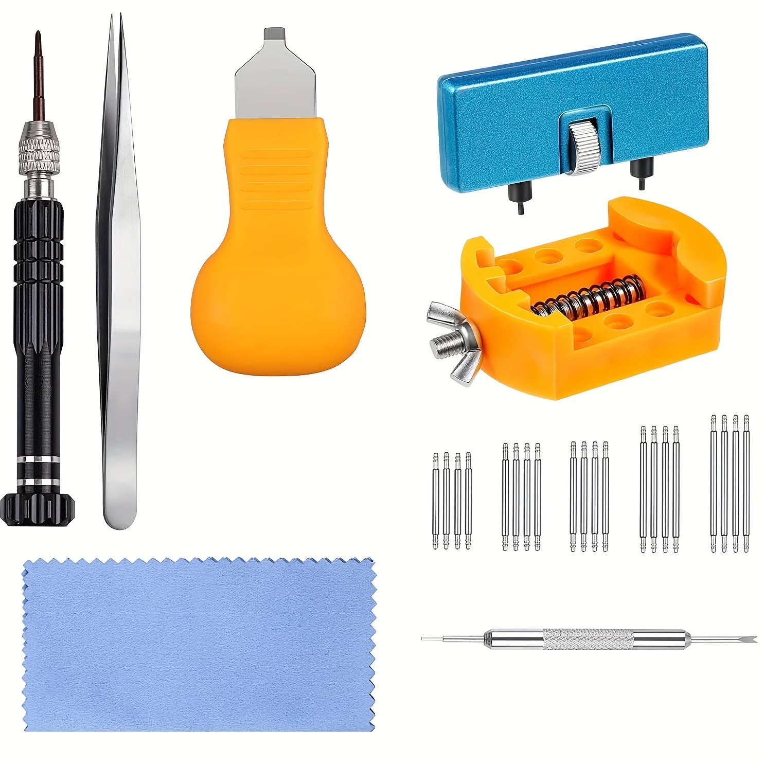 32-teiliges Ersatz kit für Uhren batterien, Schrauben dreher für Uhren reparatur, Ersatz werkzeug für Uhren armbänder