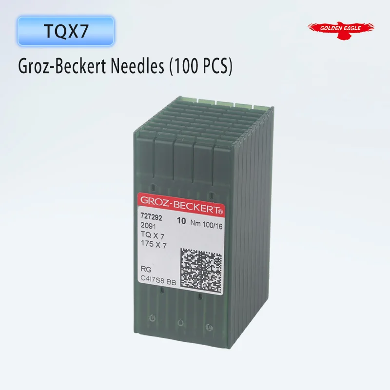 

100 PCS TQX7 Groz-Beckert Button Sew Needle Fit Industrial Button Sewer Sewing Machine Accessories 175x7 175X9 2091 LSX18 29L