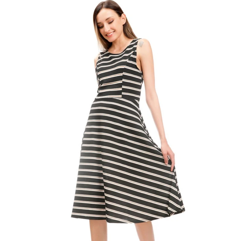 

Новое женское летнее платье в стиле Хепберн с цветочным принтом, винтажное, без рукавов, с широким подолом, сексуальное, для вечеринок