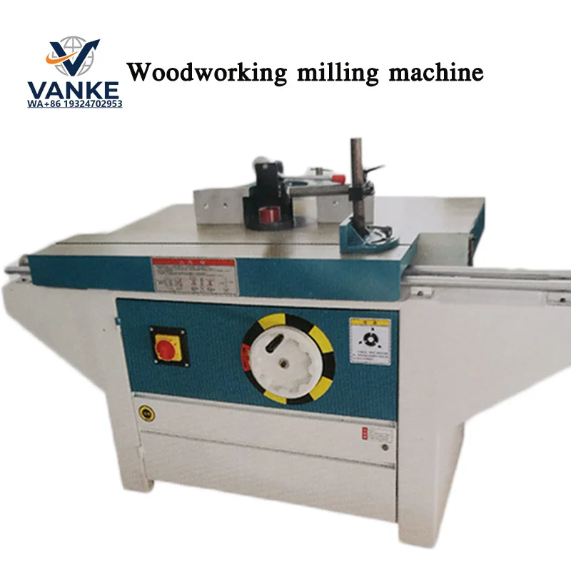 380V Woodworking Millin g Machi ne Vertical Single-axis M illing High-speed Manual M illing Machi ne Woodworking Millin g