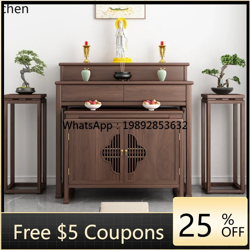 AB  table incense case household temple hall simple gongtai shrine offering Buddha table Bodhisattva God of Wealth