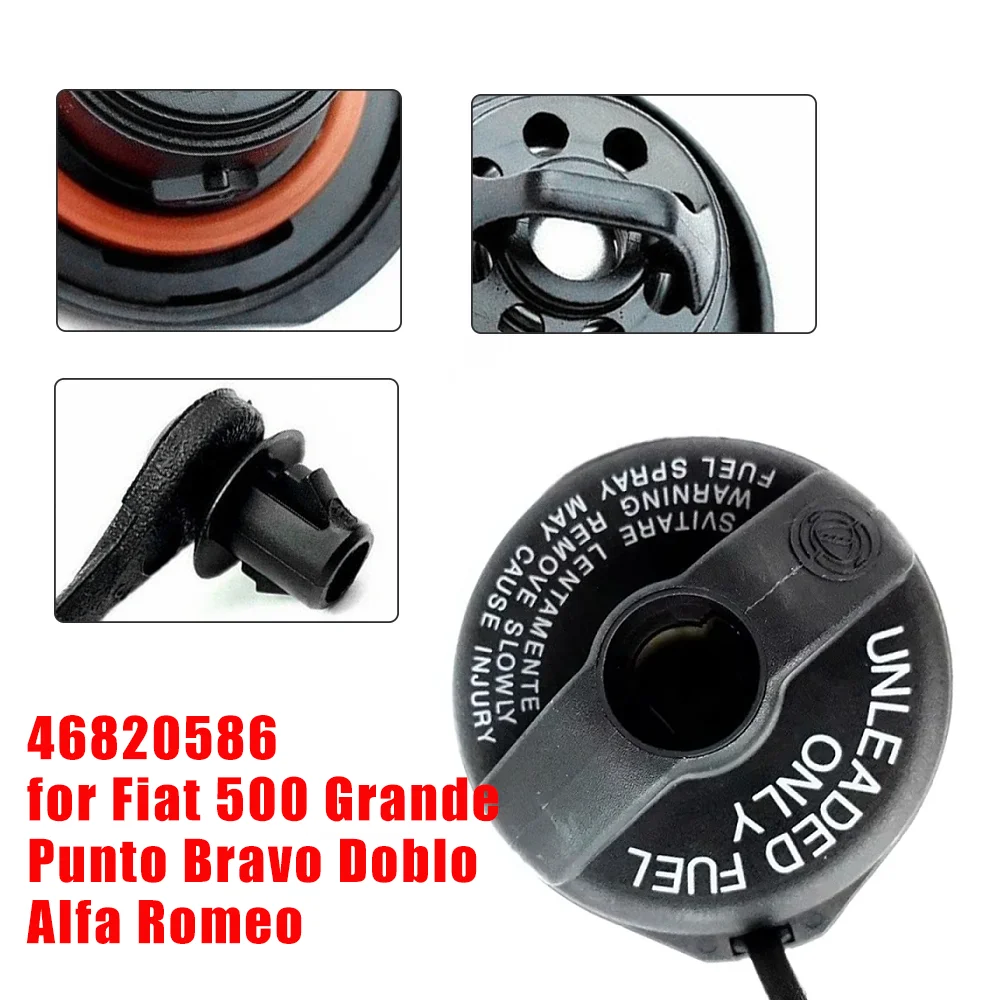 

Автомобильная крышка бензобака внутри, замена крышки топливного бака для Fiat 500 Grande Punto Bravo Doblo Alfa Romeo 46820586