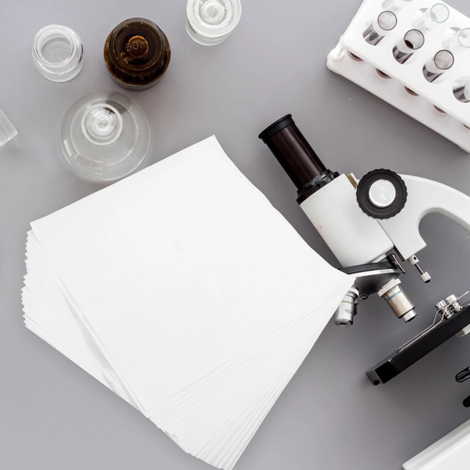 

20 Pcs Laboratory Filter Paper Qualitative Analysis for Experiments Chemistry Absorbent Big Sheet
