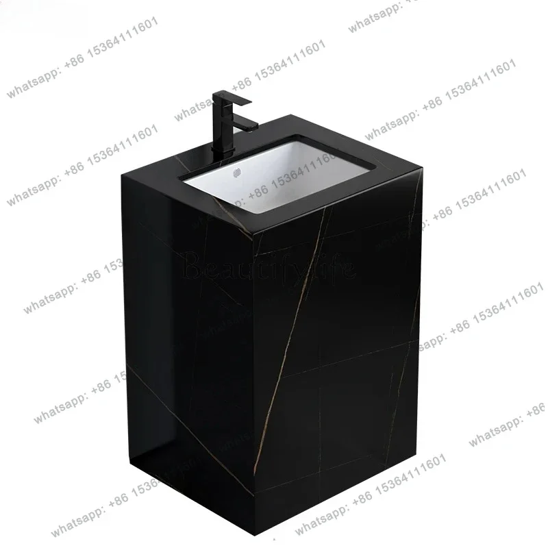 FGrock slab wash basin washbasin vertical outdoor pool hotel wash basin square wash