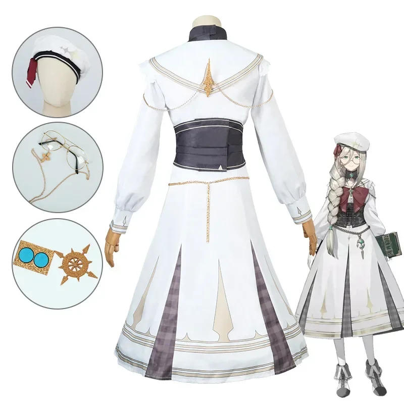 بدلة أنيمي Aia Amare Vtuber Nijisanji ILUNA زي جميل زي تنكري لحفلة الهالوين زي لعب الأدوار MN3