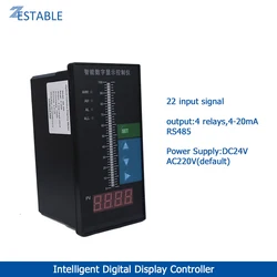 4-20ma Alarm Output Digital Display Single Light Column Level Indiicator Control Instrument Water Level Regulating Instrument