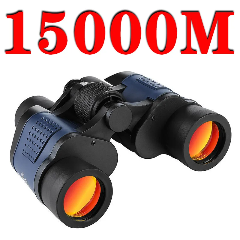 Camping Binoculars 60X60 Long Range 15000m HD High Power Telescope  Tourism Binoculars Long Range Powerful Binoculars Hunting