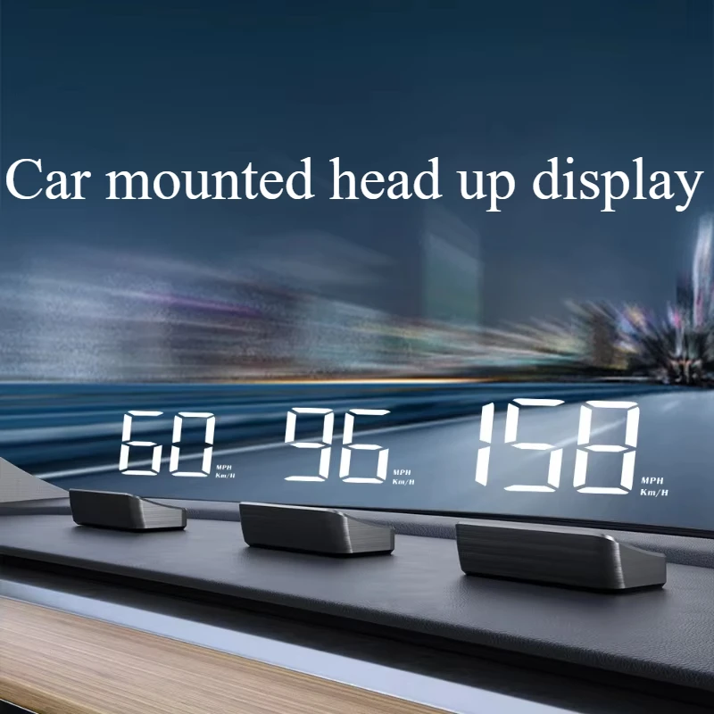 Car Speedometer HUD Head Up Display Digital Speed Meter Windshield Projector Vehicles Truck Auto Electronics Accessories