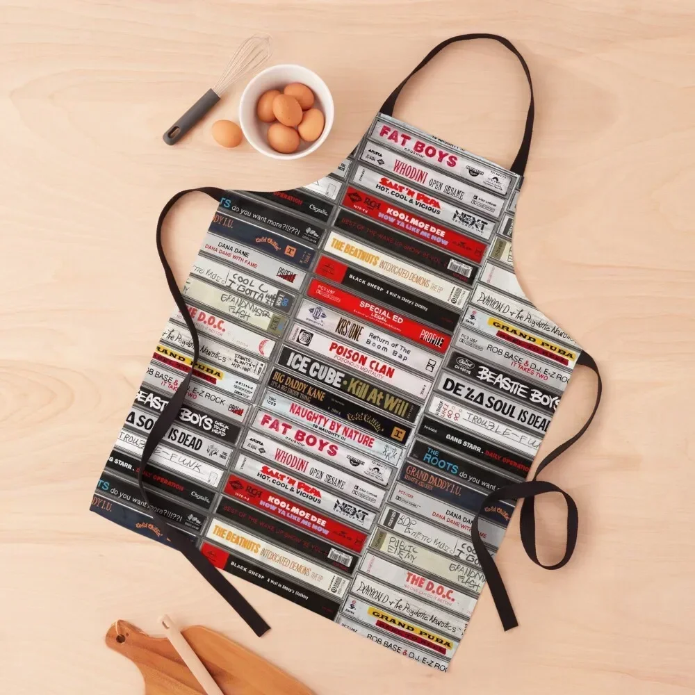 

Classic Old School HIp Hop tapes painting - 1129 Apron home women Teacher Kitchens Accessories Hairdressing Apron