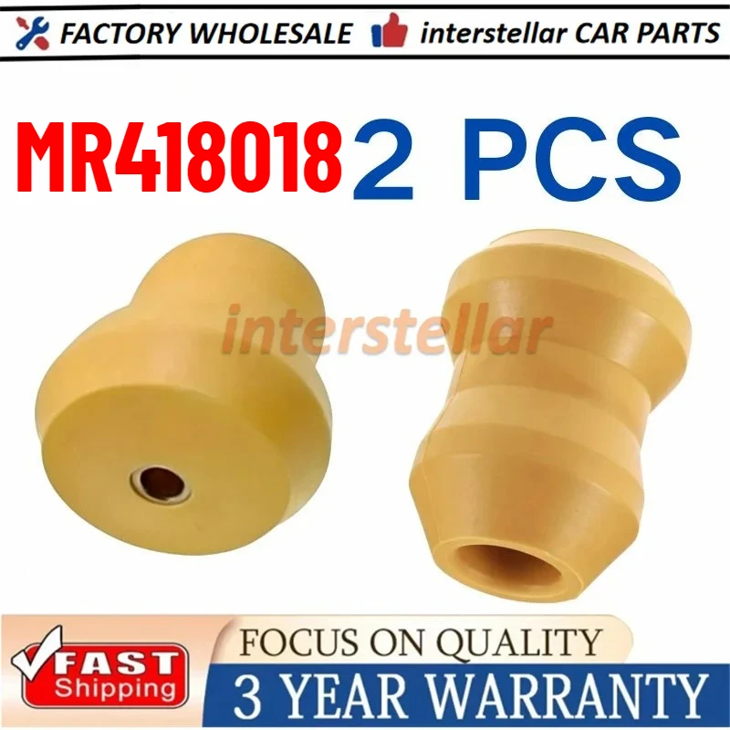 2x MR418018 High Quality for Pajero Montero Sport Challenger Nativa 1996-2016 Rear Bumper Spring Rear Susp Helper Damper New