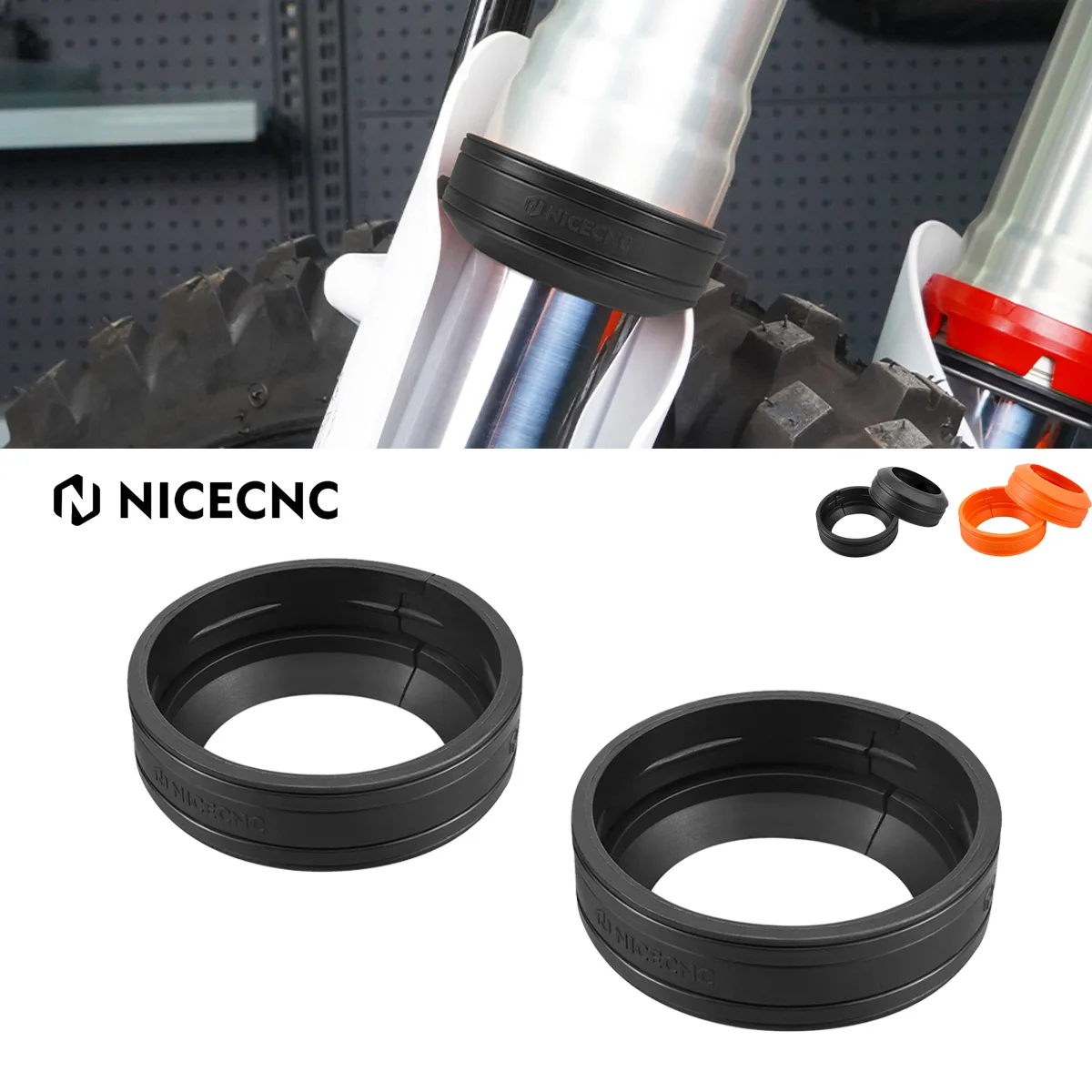 

NICECNC For Husqvarna TE 300 2014-2024 TE 250 FE 250 FE 350 FE 450 501 TX 300 Front Fork Mud Scraper Seal Kit For KTM EXC 300