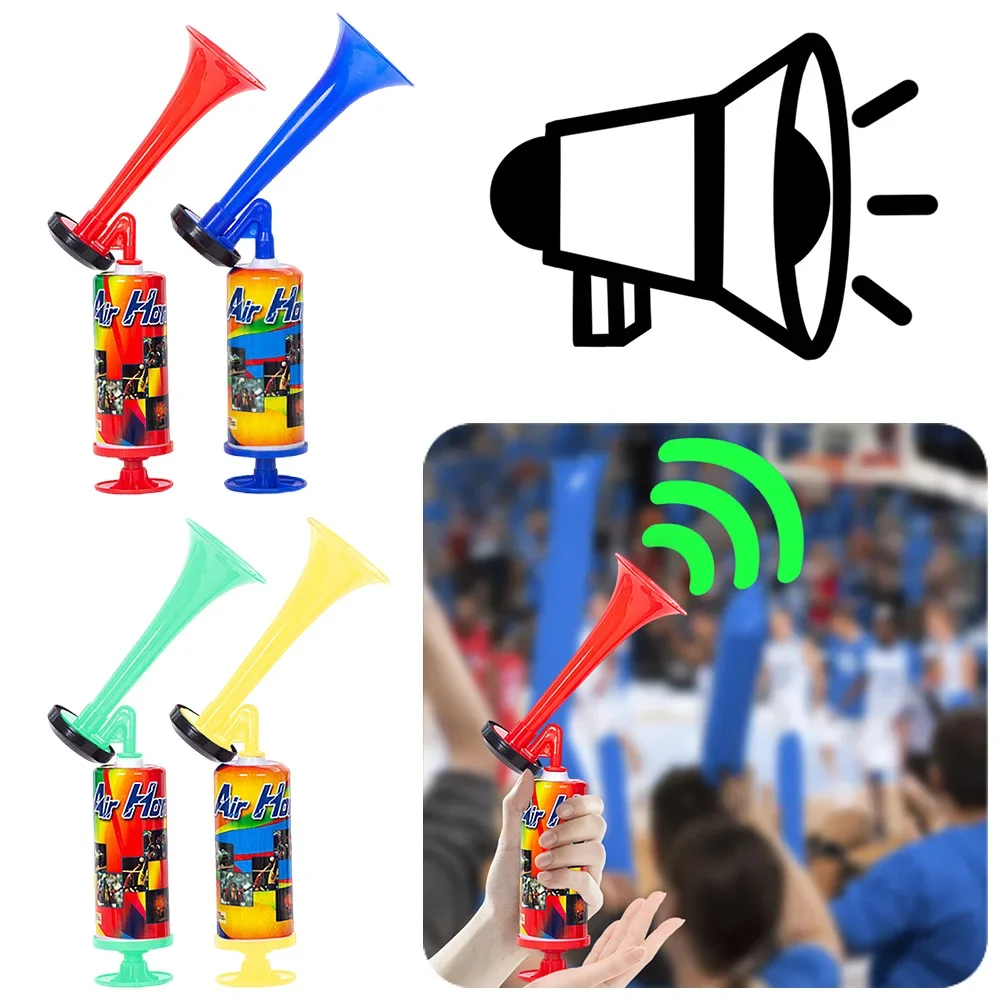 Soccer Game Air Horn Football Stadium Horn Handheld Air Horns Loud Voice Trumpet for Boating Sports Competition Cheering Horn