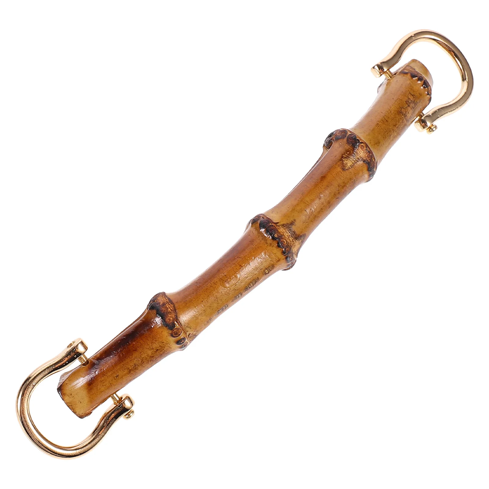 1 個 DIY ハンドバッグ竹ハンドル交換リング絶妙な職人技耐久性のある素材新鮮なデザイン荷物に実用的