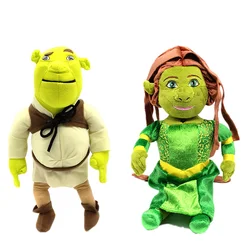 33cm Disney Border Creative Monster Shrek Fiona Doll Kawaii Children Plush Toy Ornament Christmas Gift Halloween Room Ornament