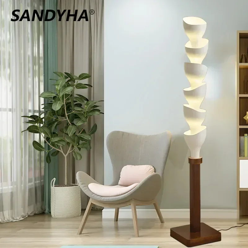 SANDYHA Nordic Home Interior Decoration Lampe Salon Modern Fashion Italian Style Led Lamp Bedroom Dining Living Room Floor Lamp