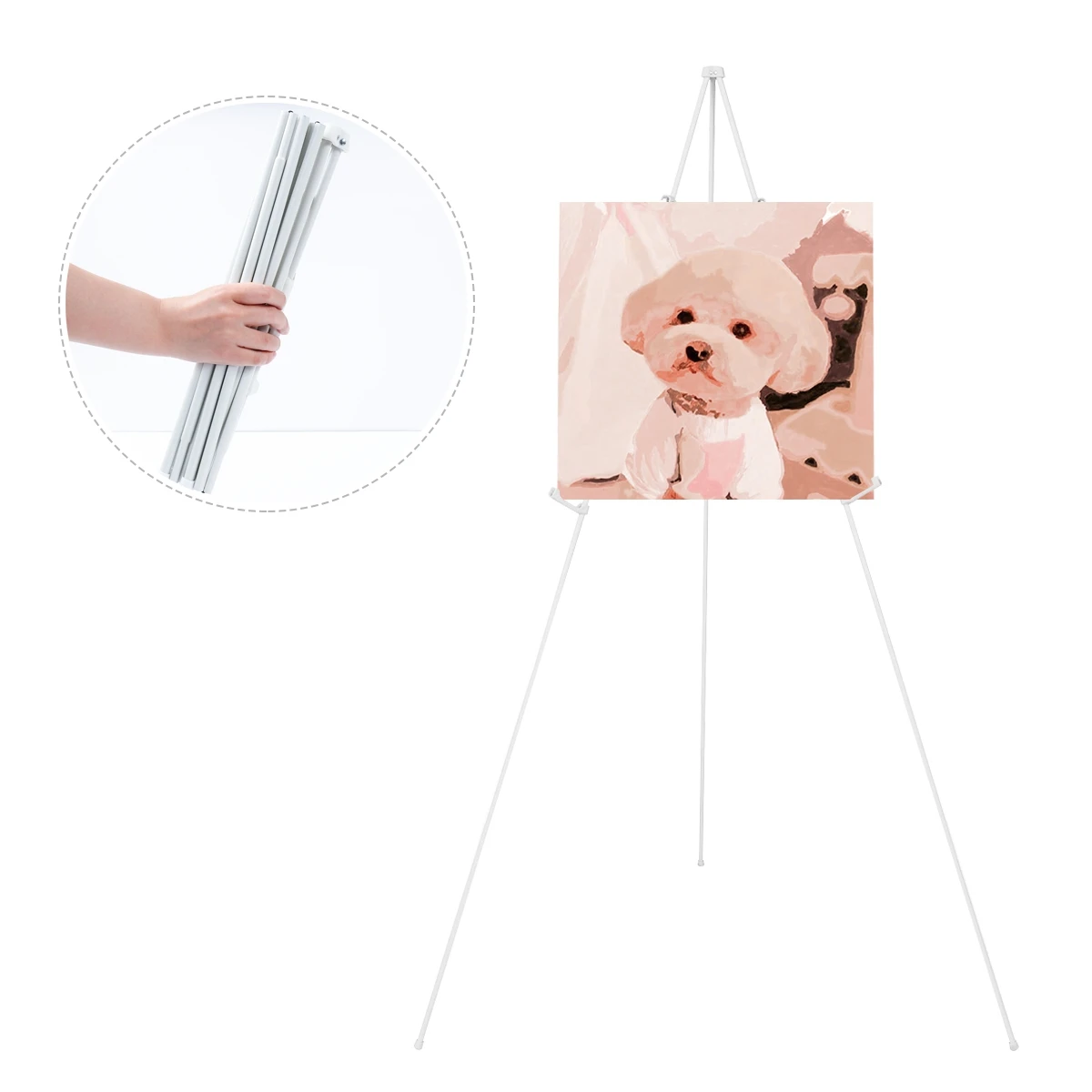 Telescopic Folding Tripod Easel Happy 1st Birthday Party Decorations Kids Adults Favors Gift Wedding Party Baby Shower Supplies