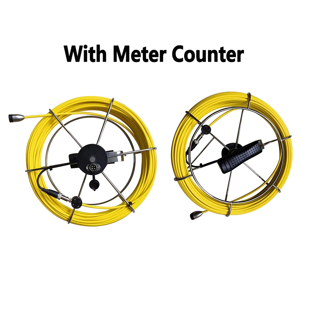 Cable Reel With Meter Counter Diameter 5mm For Sewer Drain Pipe Inspection Endoscope Camera,TIMUKJ