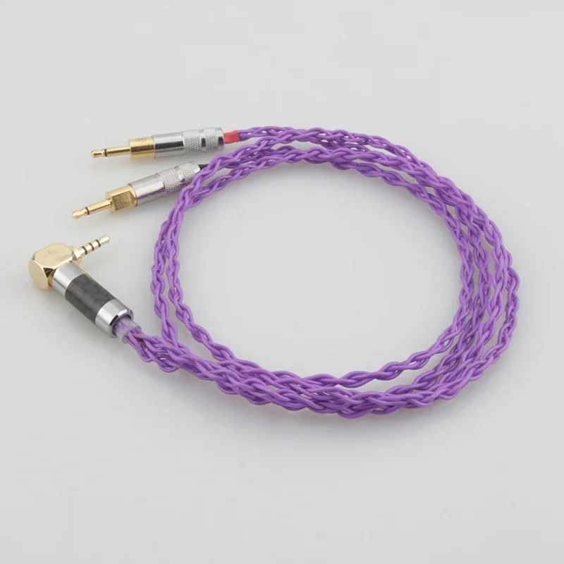 HiFi Replacement Audio Upgrade Cable OCC Wire Cord 2x2.5mm HIFIMAN HE1000 HE400S HE560 Oppo PM-1 PM-2 Headphone Upgrade Cable