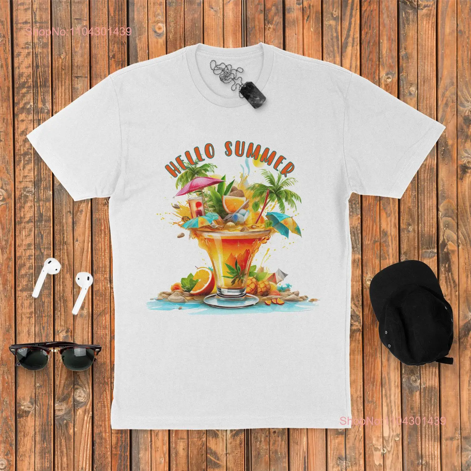 summer shirt hello vacation beach vibes tee long or short sleeves