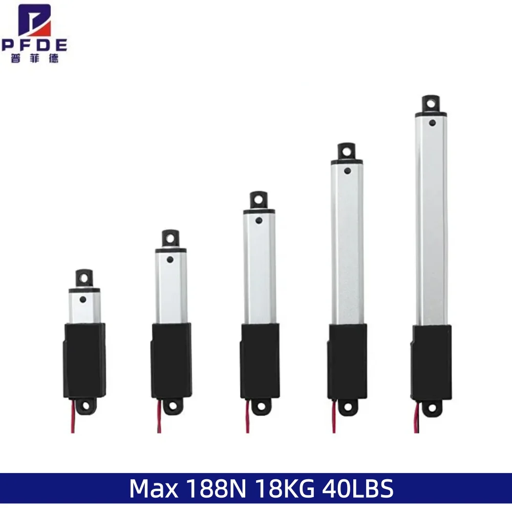 10/21/30/50/100mm Stroke 6V 12V Micro Linear Actuator Motor Actuador Lineal  for Remote Controls Robotics Home Automation