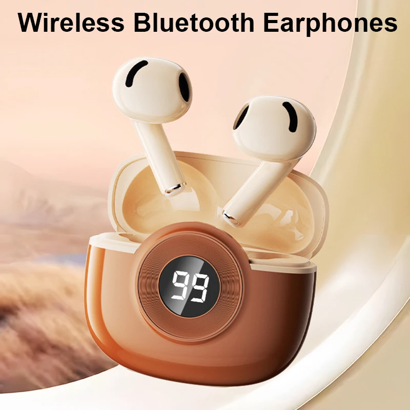 Bluetooth Earphone Wireless Headphone ENC Noise Cancelling Earbud TWS Pro4c Low Latency Game HiFi Stereo Headset For Xiaomi iPad