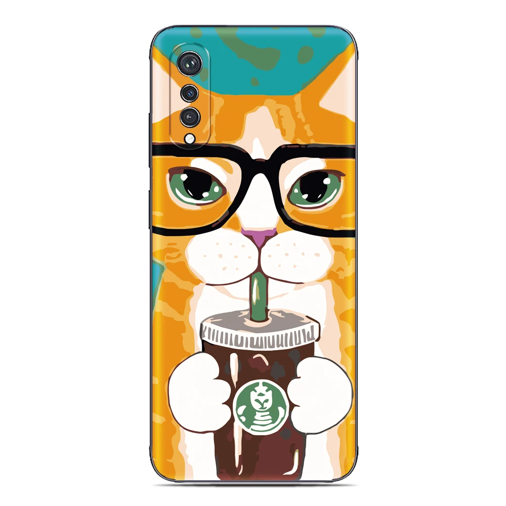 블랙뷰 웨이브 9C 8C 6C 샤크 9 컬러 6 8 오스칼 C80 C70 C30 프로 플랫 2 1C 타이거 13 12 10 폰 케이스용 고양이 차 귀여운 커버