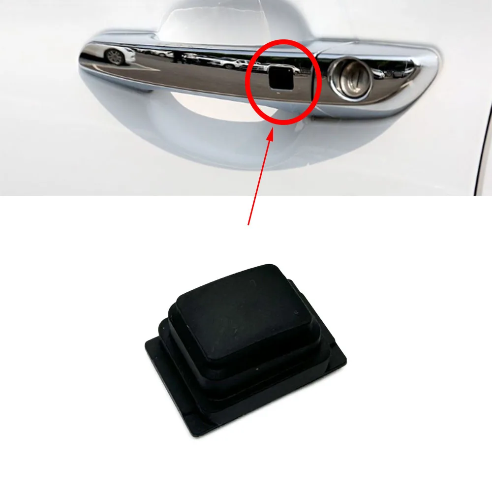 Exterior Door Handle Buckle Induction Button Rubber Fit For 2015 2016 1017 2018 2019 2020 Induction Button