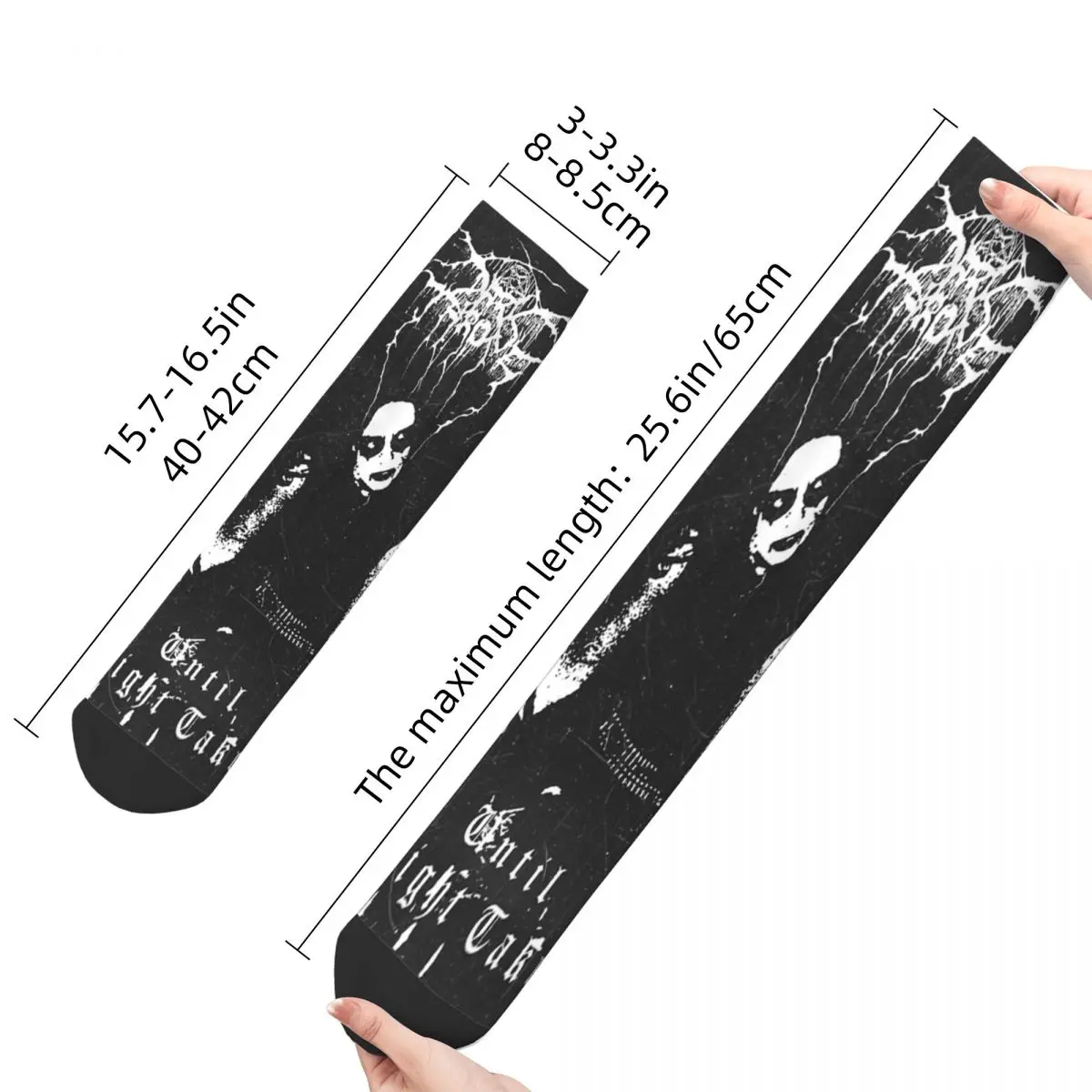 Darkthrone Transilvanian Hunger Socks Men\'s Women\'s Casual Music Band Socks Spring Summer Autumn Winter Middle Tube Socks Gift