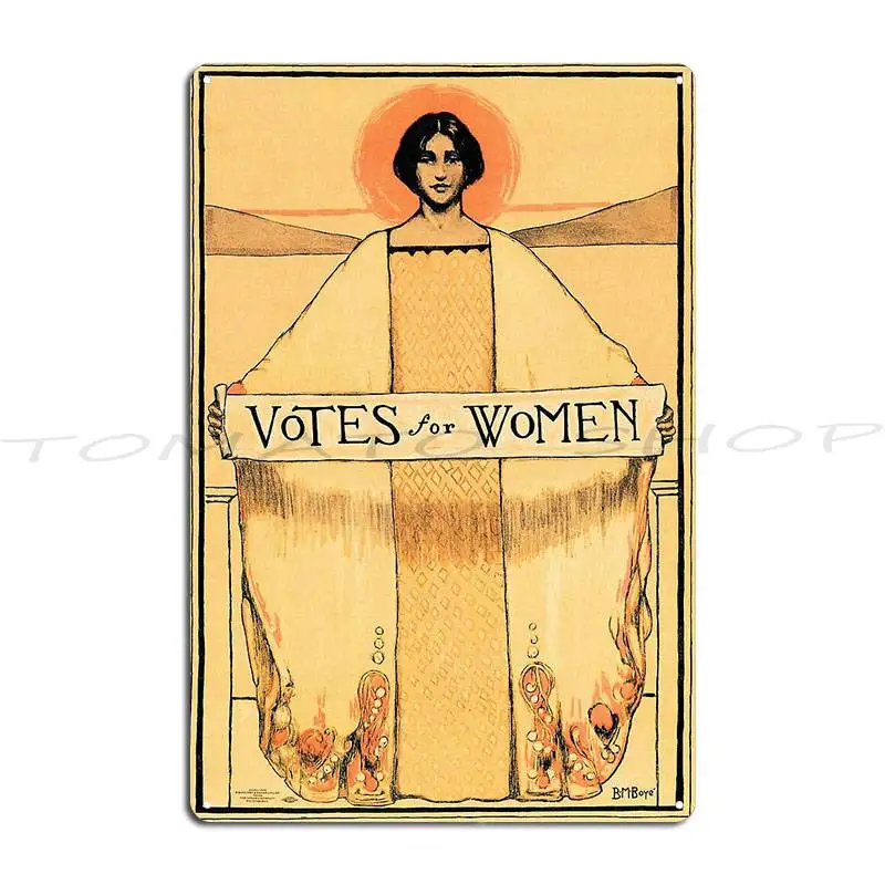 Votes For Women 1913 American Metal Plaque Poster Designing Create Wall Cave Design Tin Sign Poster
