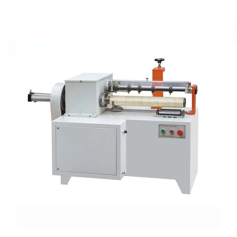 HJ-500 High Quality Automatic Paper Core Tube Cutter Cut Machine