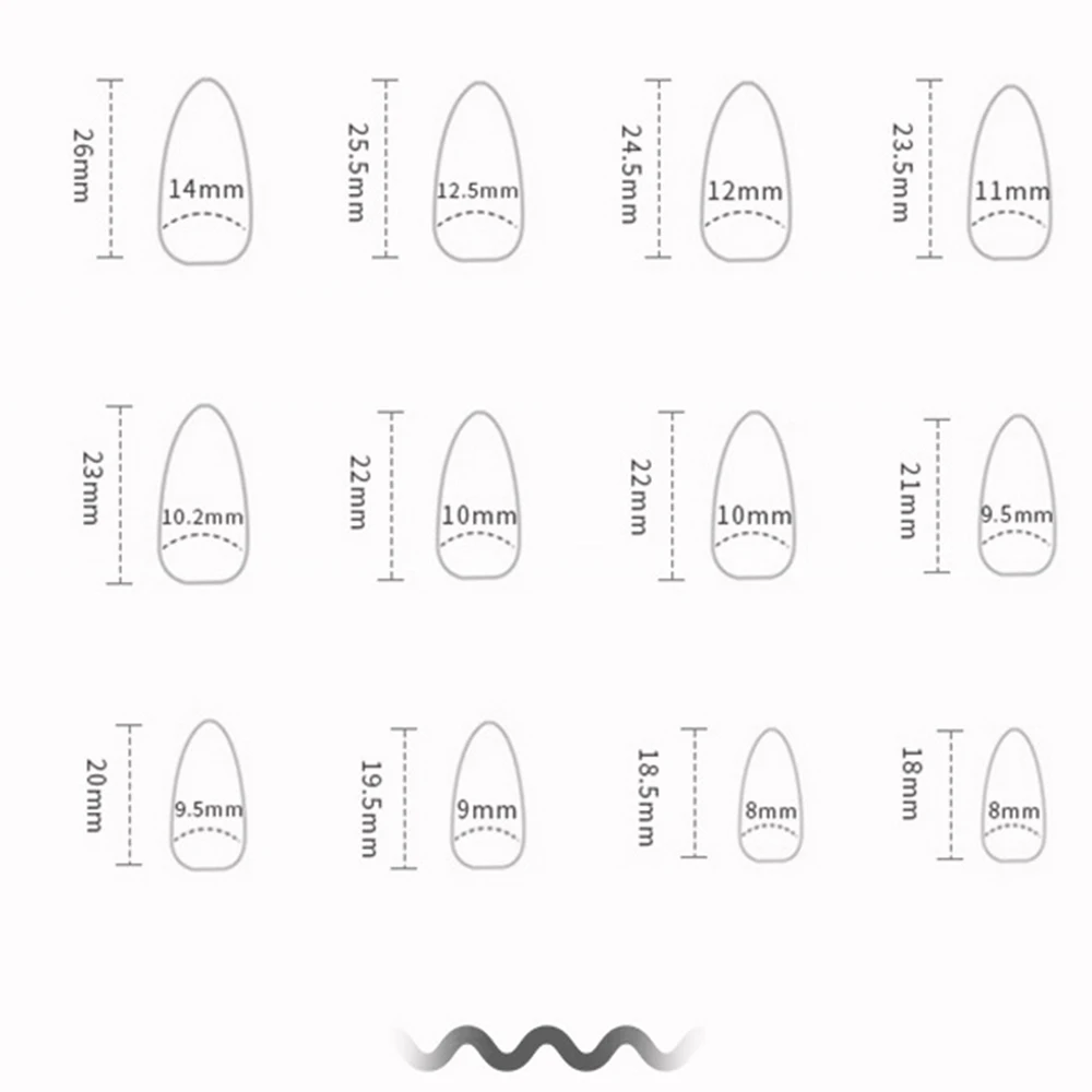 24 قطعة نصائح الفرنسية أظافر صناعية مجموعة التدرج اللون تصميم الأزياء مربع رئيس أظافر صناعية مانيكير الإكسسوارات بالجملة