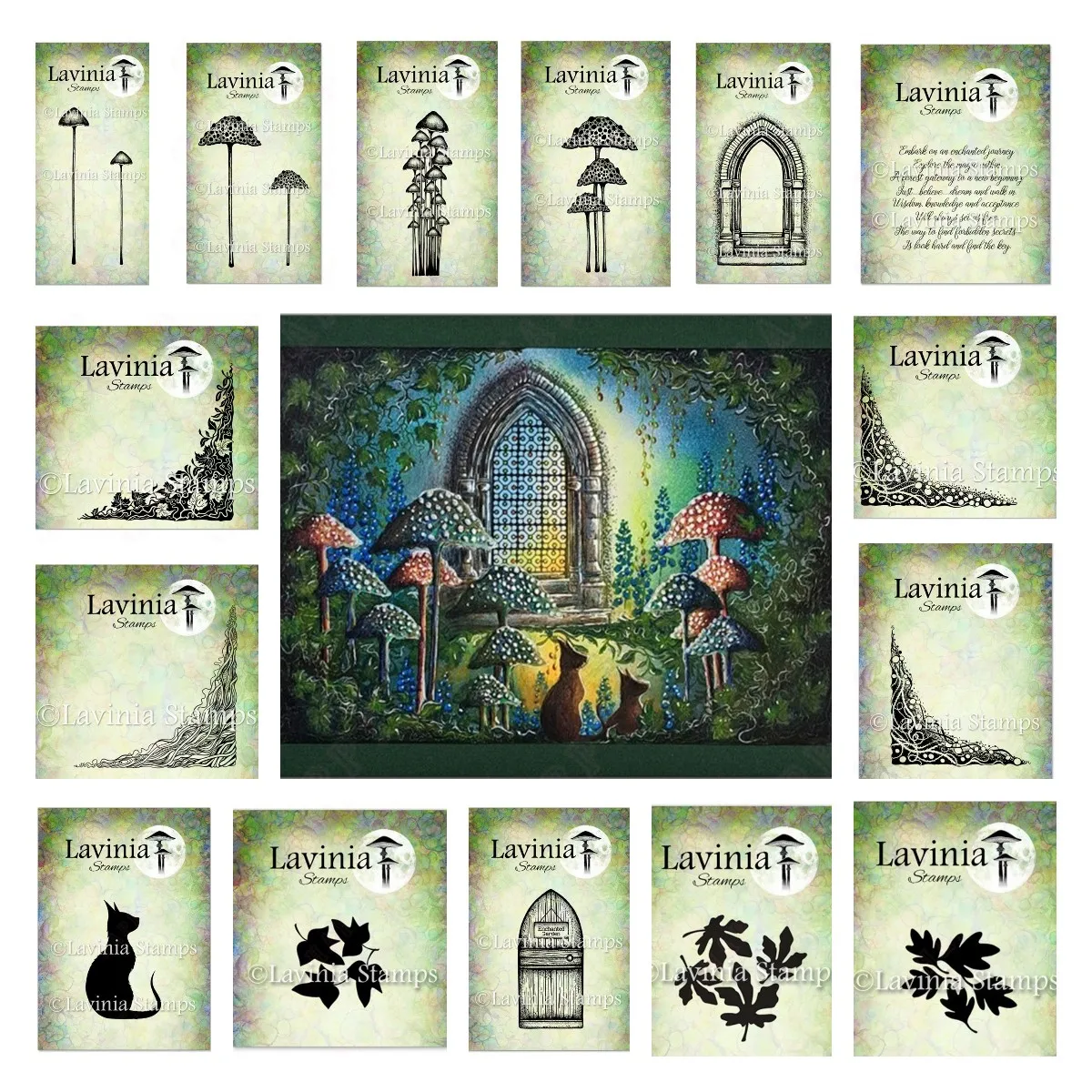 

2024 Forbidden Secrets Stamp and The Forest Realm Stamp Stamps Sets for DIY Craft Making Greeting Card Scrapbooking Decoration