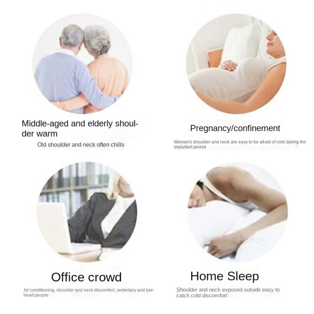 

Simple Blouse Shoulders Fake Collar Warm Cloak Shawl Neck Protection Cloak Winter Fur Shawl Wraps Wool Scarves Unisex