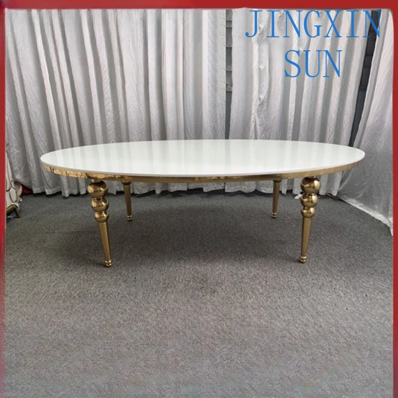 Wedding Banquet Large Round Table for Commercial Hotel Box Villa Event Decoration Dining Table for Restaurant Cafe Party